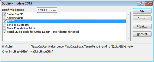 Com Excel Add-in Enable and Disable Excel Com Add-in